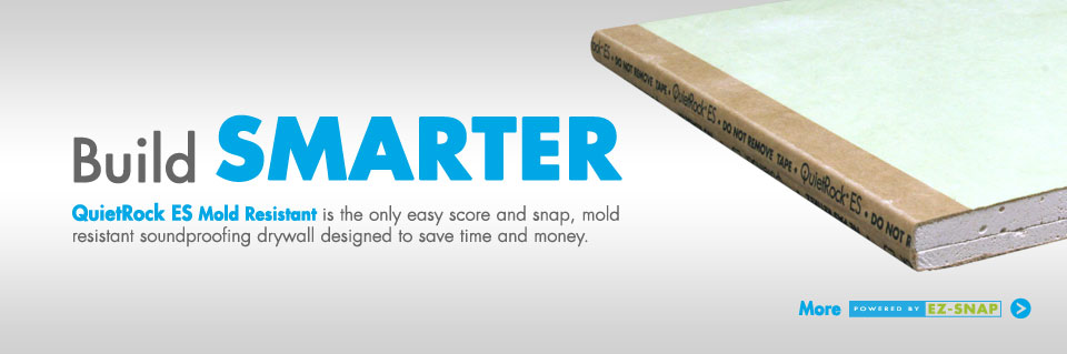QuietRock ES Mold Resistant Introduced